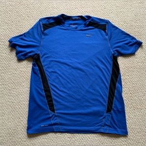 Nike DRI-FIT Blue Short Sleeve LARGE